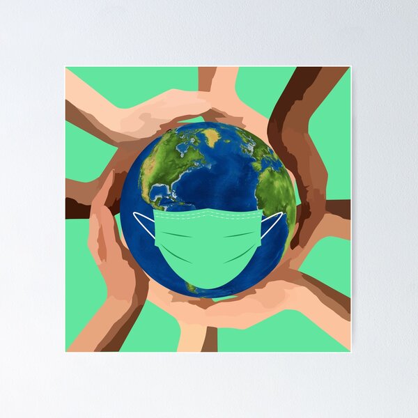 Item preview, Stay Home Save Lives Planet Earth designed and sold by AmandaDesign.