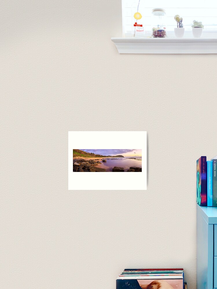 Thumbnail 2 of 3, Art Print, Forresters Beach Dawn, New South Wales, Australia designed and sold by Chockstone.