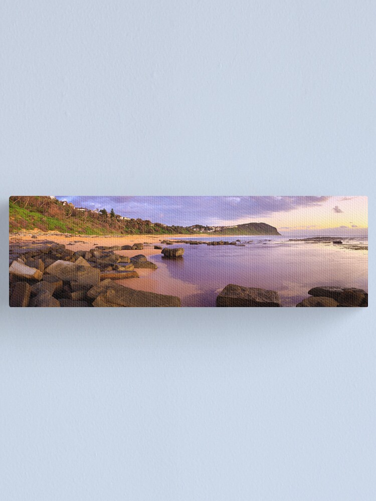 Thumbnail 2 of 3, Canvas Print, Forresters Beach Dawn, New South Wales, Australia designed and sold by Michael Boniwell.