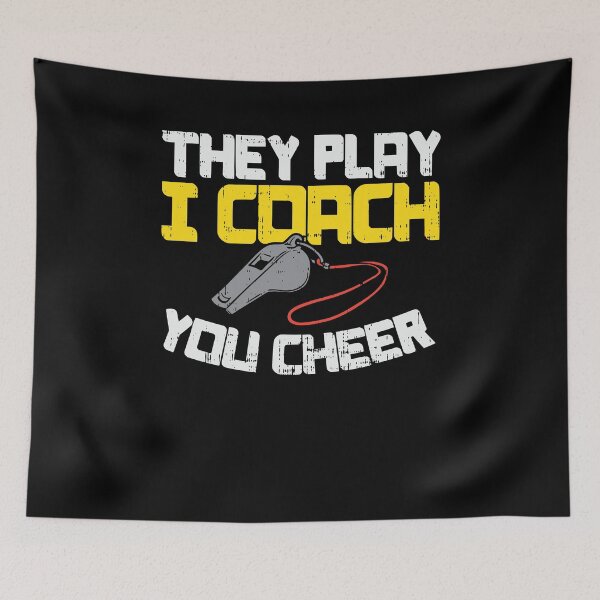 Item preview, They Play I Coach You Cheer | Cheerleading Coach designed and sold by Marcid95.