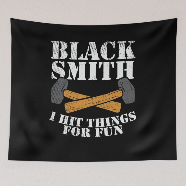 Item preview, Blacksmith I Hit Things For Fun designed and sold by Marcid95.