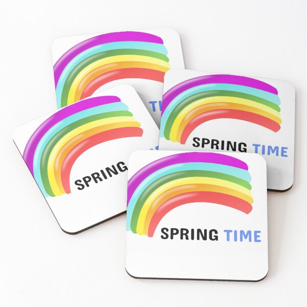 Aperçu de l'œuvre arc en ciel, lettrage spring time, LGBT créée et vendue par JaMatt1983.