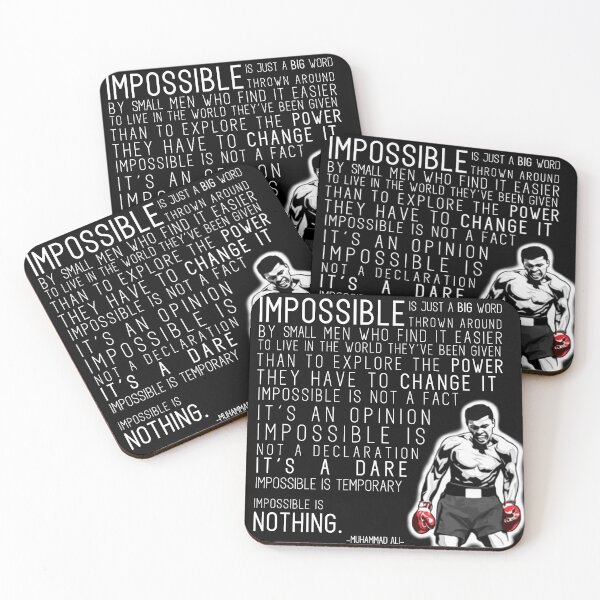 Item preview, Impossible is Nothing - Ali designed and sold by GeekSide Gear.