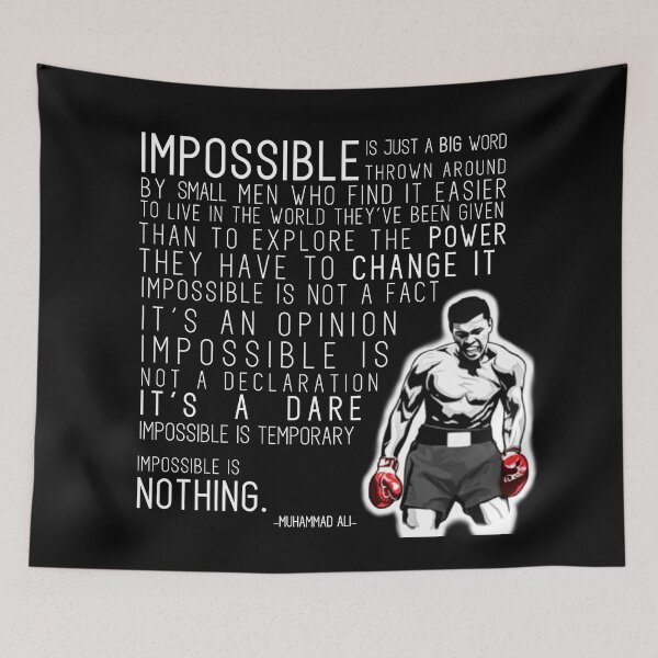 Item preview, Impossible is Nothing - Ali designed and sold by GeekSide Gear.