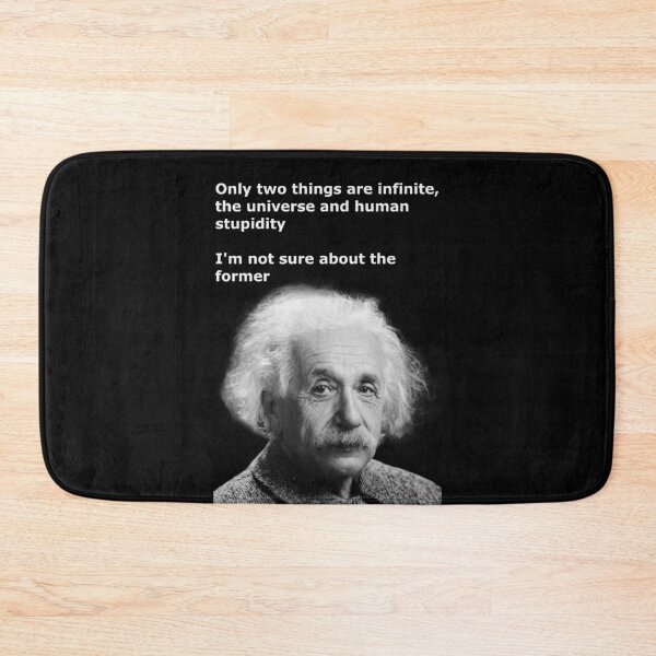 Item preview, Einstein Quote - Infinite stupidity designed and sold by Moonrockdesign.