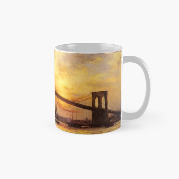 Item preview, View of The Brooklyn Bridge by Emile Renouf designed and sold by BravuraMedia.