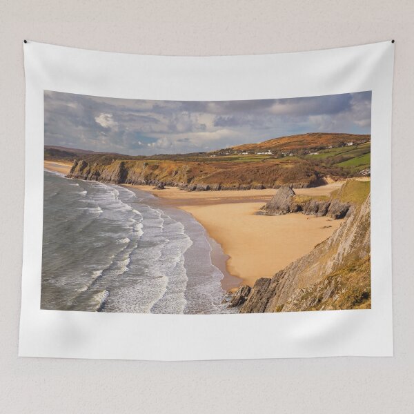 Item preview, Pobbles Beach and Three Cliffs Bay, Gower designed and sold by Dan Santillo.