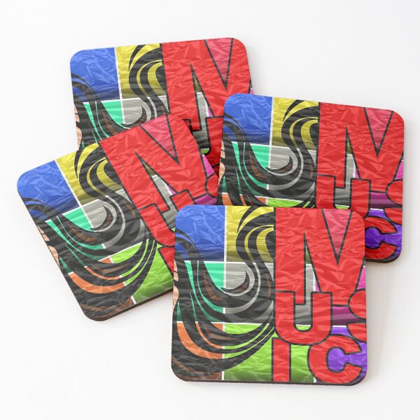 Item preview, Music Love Color Block Popart designed and sold by lorrinani.