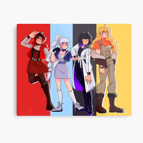 Rwby Metal Prints Redbubble