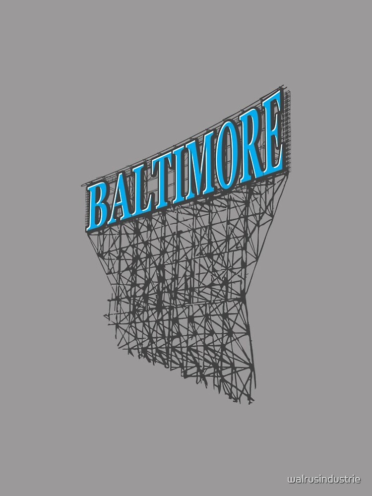 Thumbnail 4 of 4, iPhone Case, Balttimore Maryland Industrial Heritage Typographic Design designed and sold by walrusindustrie.