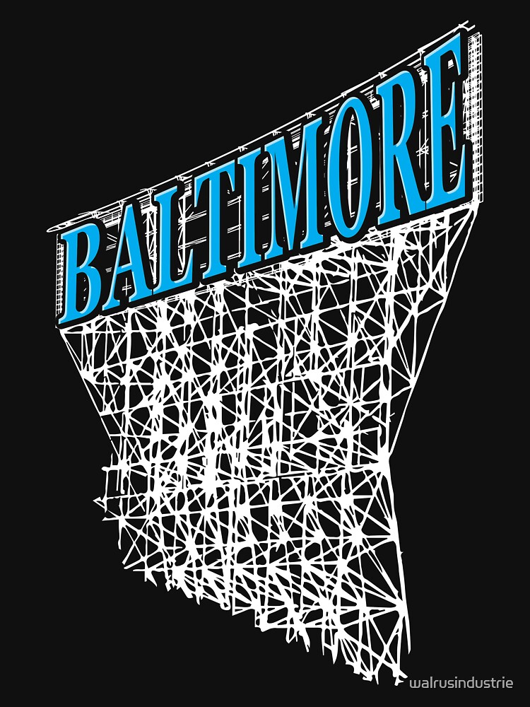 Thumbnail 5 of 5, Lightweight Hoodie, Balttimore Maryland Industrial Heritage Typographic Design designed and sold by walrusindustrie.
