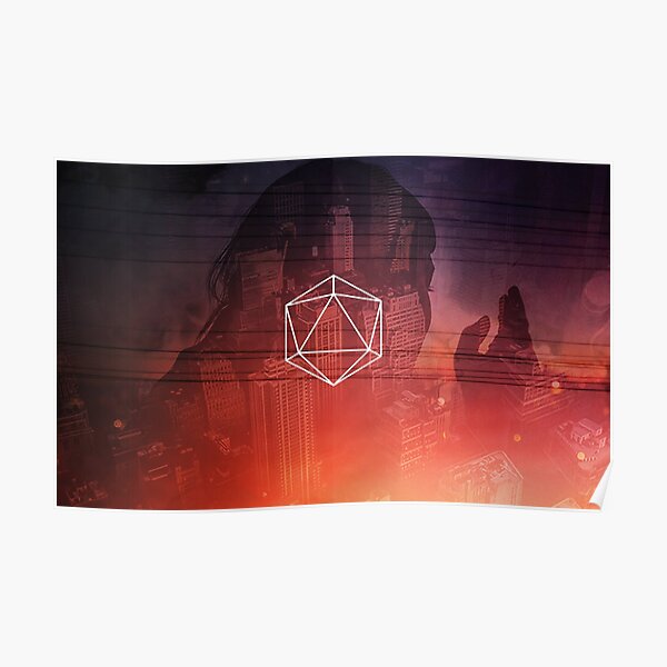 odesza wall cave papers town Poster