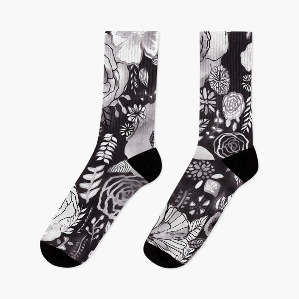 Item preview, Black&White Floral Mix designed and sold by TigaTiga.