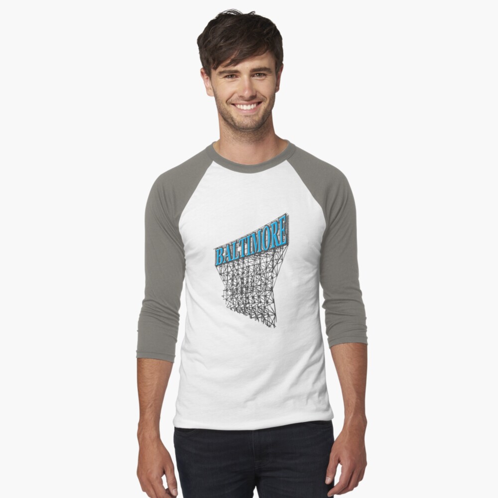 Item preview, Baseball ¾ Sleeve T-Shirt designed and sold by walrusindustrie.