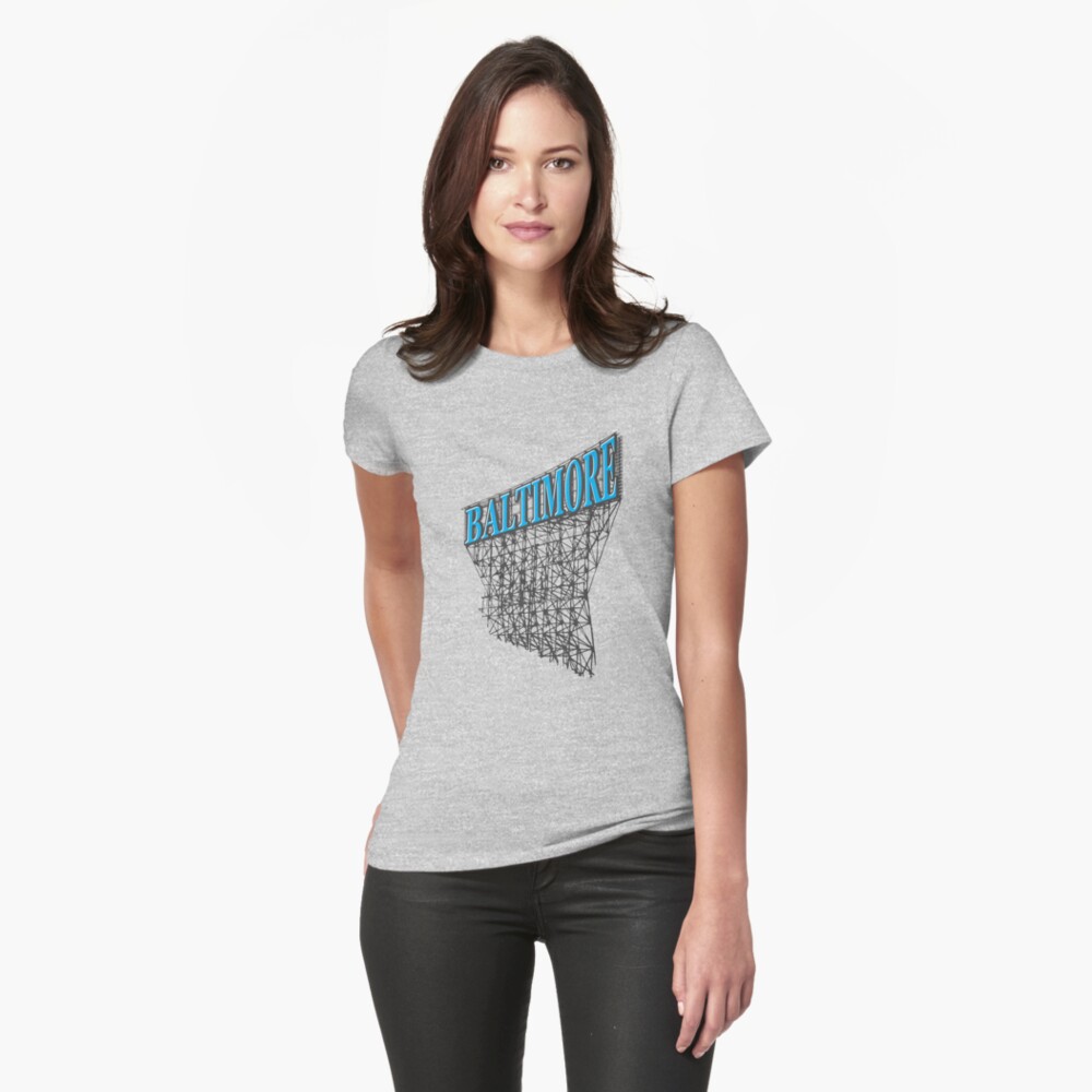Item preview, Fitted T-Shirt designed and sold by walrusindustrie.