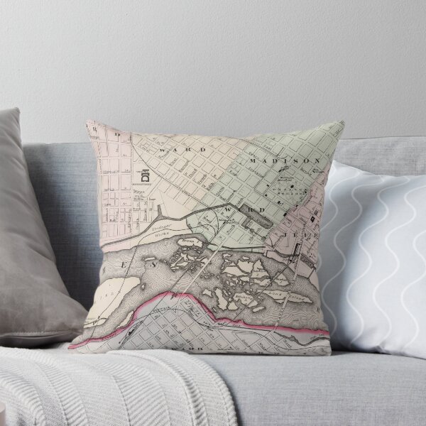 Item preview, Vintage Map of Richmond Virginia (1884) designed and sold by BravuraMedia.