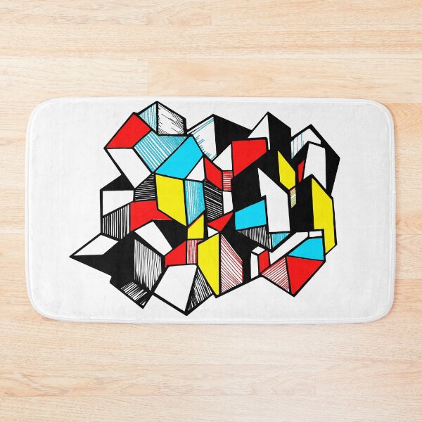 Item preview, Geometric City futuristic abstract cool  designed and sold by Carolina Salazar.