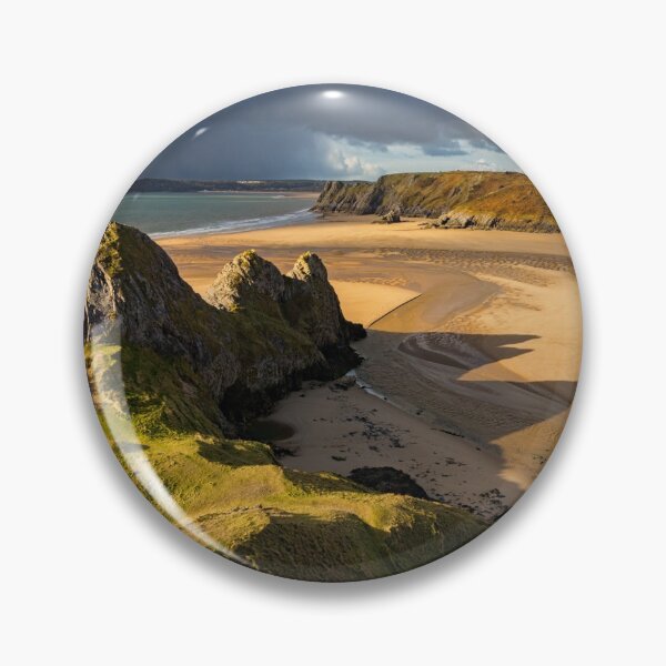 Item preview, A sunny winter afternoon at Three Cliffs Bay, Gower designed and sold by Dan Santillo.