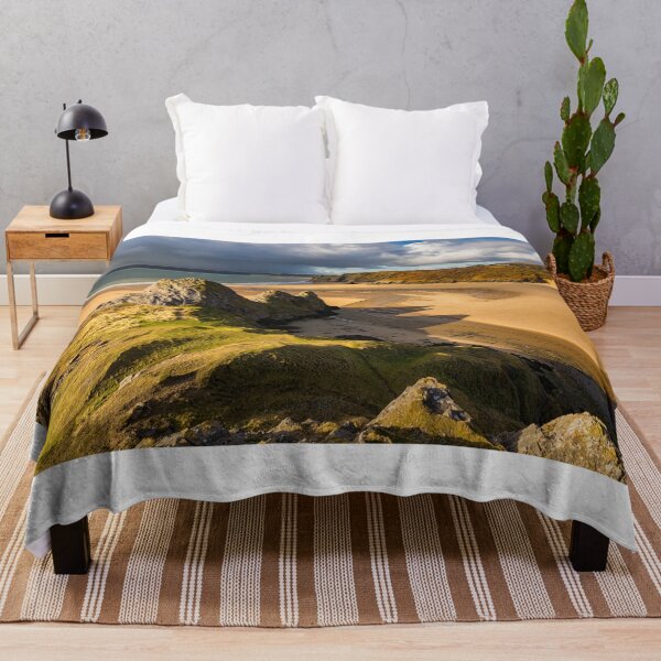 Item preview, A sunny winter afternoon at Three Cliffs Bay, Gower designed and sold by Dan Santillo.