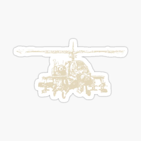 Vista previa del artículo con la obra «AH-64 Apache Helicóptero Dibujo», diseñado y vendido por Rott515.