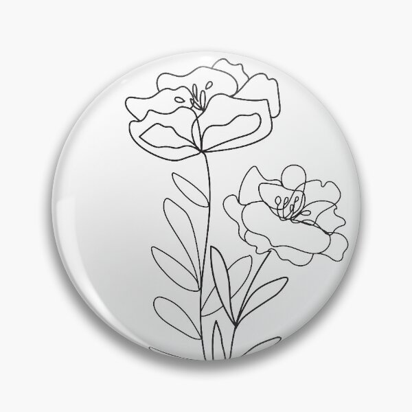 Item preview, Floral Line Art designed and sold by LinDArtist.