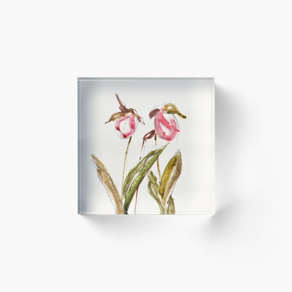 Lady Slipper Dance Acrylic Block