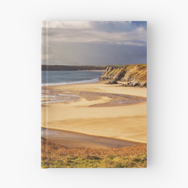 Item preview, A sunny winter afternoon at Three Cliffs Bay, Gower designed and sold by Dan Santillo.