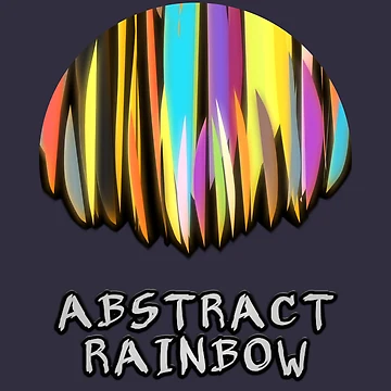 Artwork thumbnail, Abstract Rainbow by Rain Shop