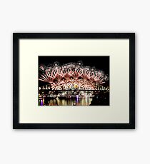 Sydney NYE 2012 Framed Print