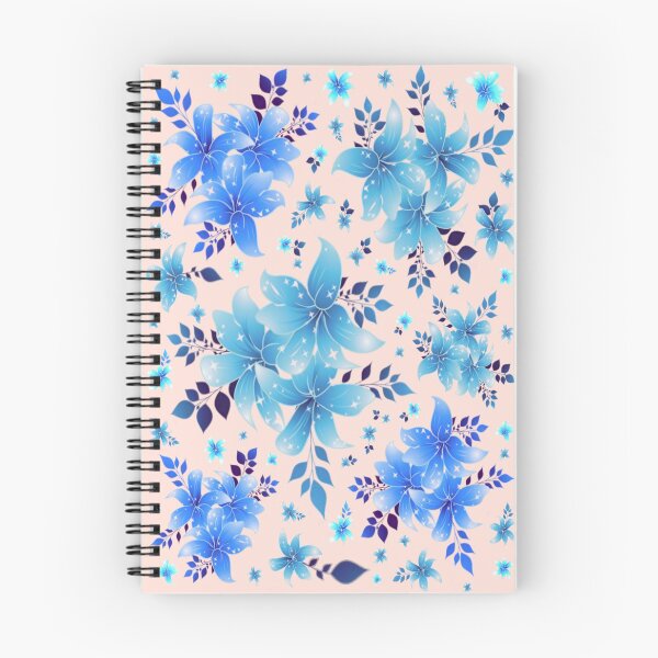 Item preview, Blue Lily flower design. decorative, stylish, graceful, garnish, make-over, decor designed and sold by jayne0524.