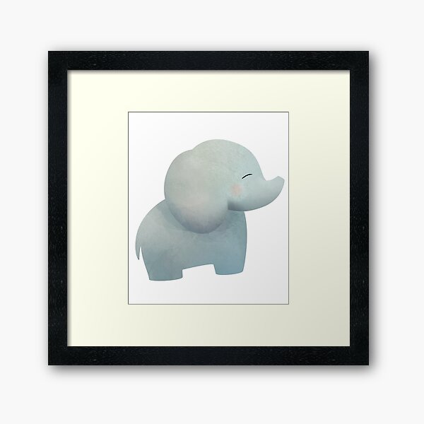 Elephant quote print good luck,wisdom,serenity,mother baby elephant,animal art