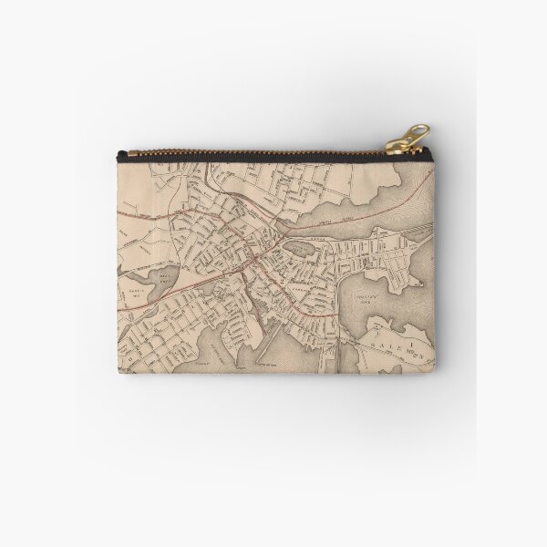 Item preview, Vintage Map of Salem Massachusetts (1891) designed and sold by BravuraMedia.