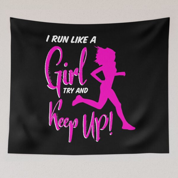 Item preview, Women Runner's Run Like A Girl Women Gift designed and sold by 2blackcherries.