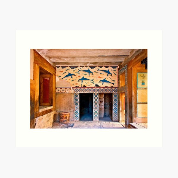 Item preview, Minoan Dolphins of Knossos designed and sold by Cretense72.