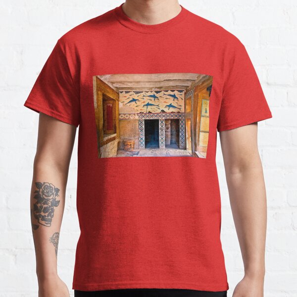 Vista previa del artículo con la obra «Delfines minoicos de Knossos», diseñado y vendido por IRAKLIS MILAS.
