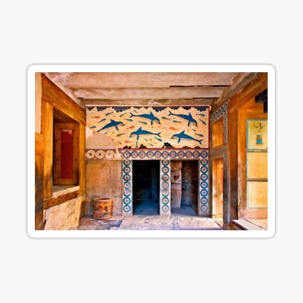 Item preview, Minoan Dolphins of Knossos designed and sold by IRAKLIS MILAS.