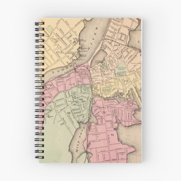 Item preview, Vintage Map of Salem Massachusetts (1871) designed and sold by BravuraMedia.