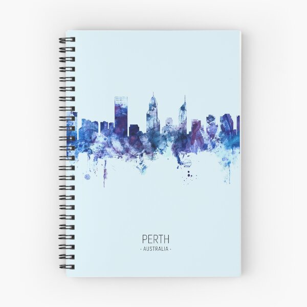 Aperçu de l'œuvre Perth Australia Skyline créée et vendue par ArtPrints.