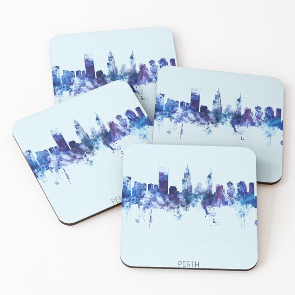 Item preview, Perth Australia Skyline designed and sold by ArtPrints.
