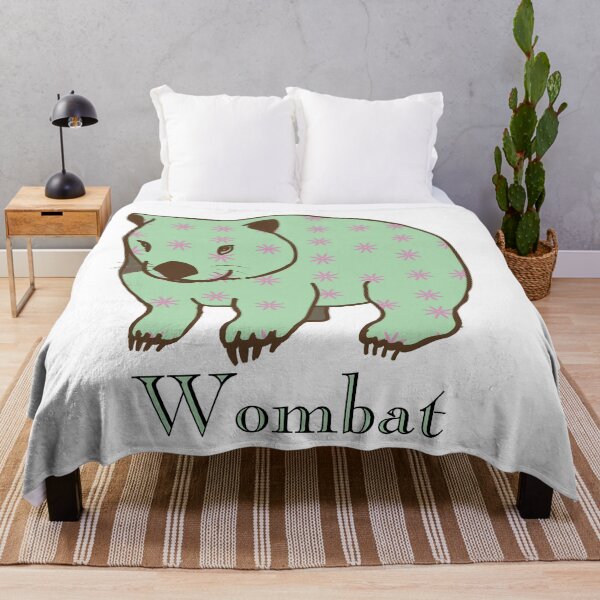 Item preview, Wombat (Vombatus ursinus) by Chrissy Wild designed and sold by ChrissyWild.
