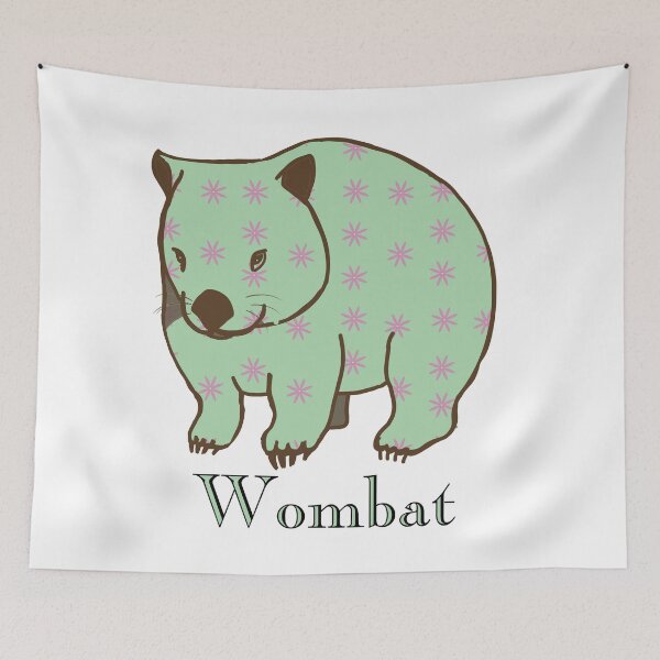 Item preview, Wombat (Vombatus ursinus) by Chrissy Wild designed and sold by ChrissyWild.