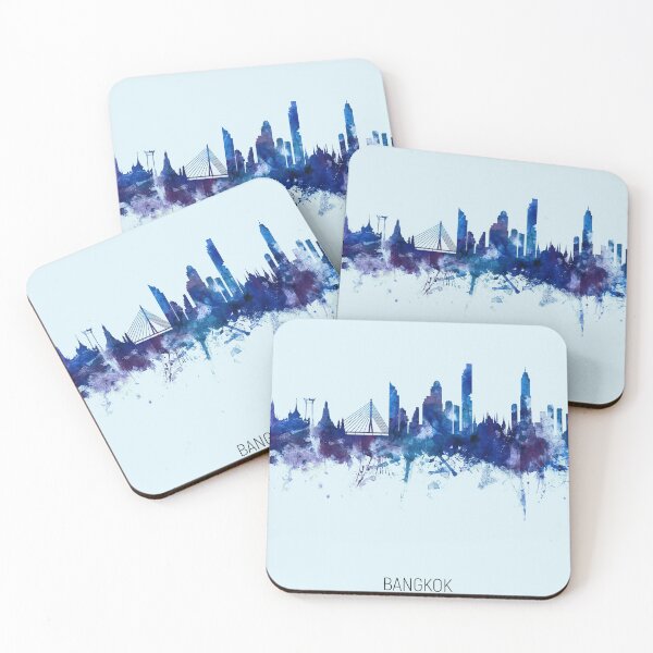 Artikelvorschau, Skyline von Bangkok, Thailand entworfen und verkauft von ArtPrints.