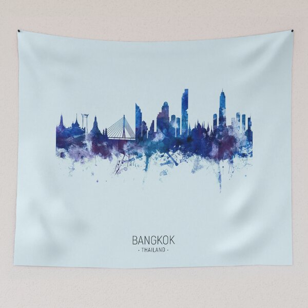 Artikelvorschau, Skyline von Bangkok, Thailand entworfen und verkauft von ArtPrints.