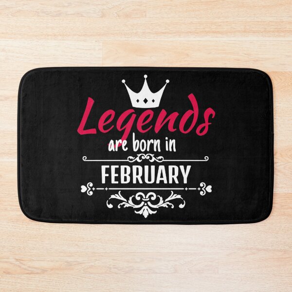 Item preview, Legends are born in February designed and sold by boohenterprise.