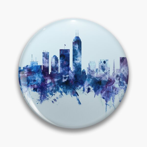 Artikelvorschau, Indianapolis Indiana Skyline entworfen und verkauft von ArtPrints.