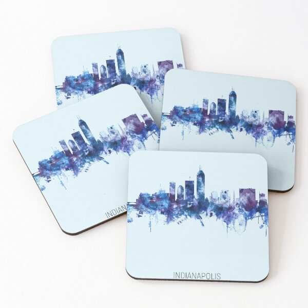 Artikelvorschau, Indianapolis Indiana Skyline entworfen und verkauft von ArtPrints.