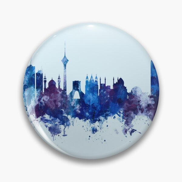 Item preview, Tehran Iran Skyline designed and sold by ArtPrints.