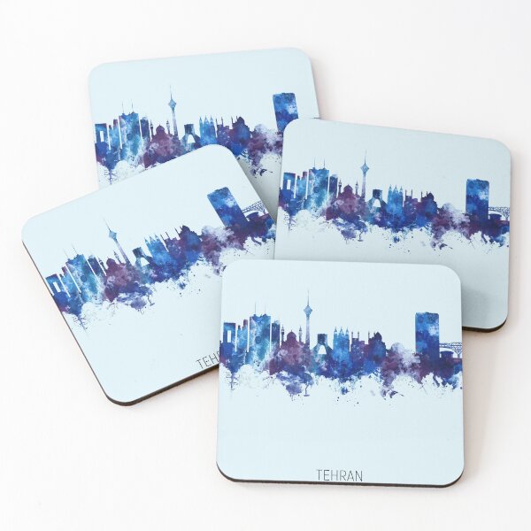 Item preview, Tehran Iran Skyline designed and sold by ArtPrints.