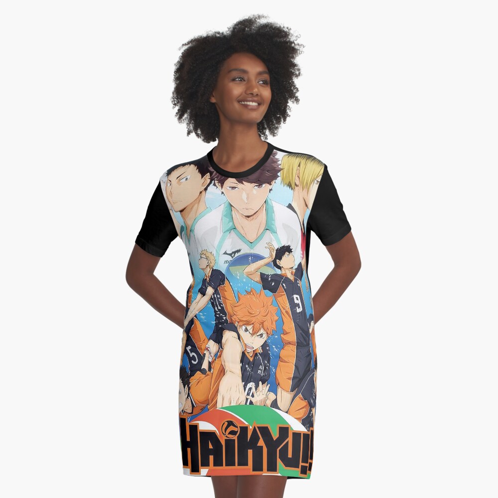 Haikyu!! Graphic T-Shirt Dress