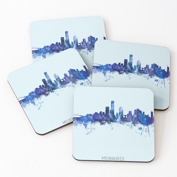 Item preview, Milwaukee Wisconsin Skyline designed and sold by ArtPrints.